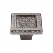 Square Inset Knob Cast Iron