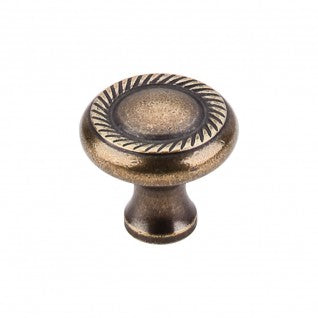 Swirl Cut Knob German Bronze