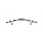 Curved Bar Pull Brushed Satin Nickel
