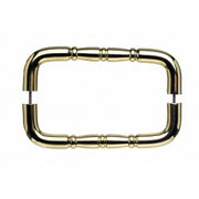 Nouveau Ring Door Pull Polished Brass