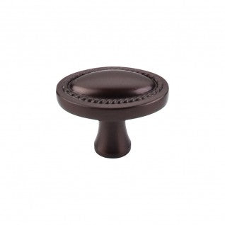 Oval Rope Knob Oil Rubbed Bronze