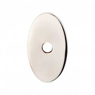 Oval Backplate Polished Nickel