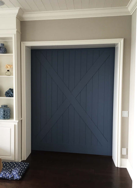 Barn Door - Custom Blue Nautical