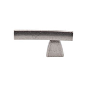 Arched Knob/Pull Pewter Antique