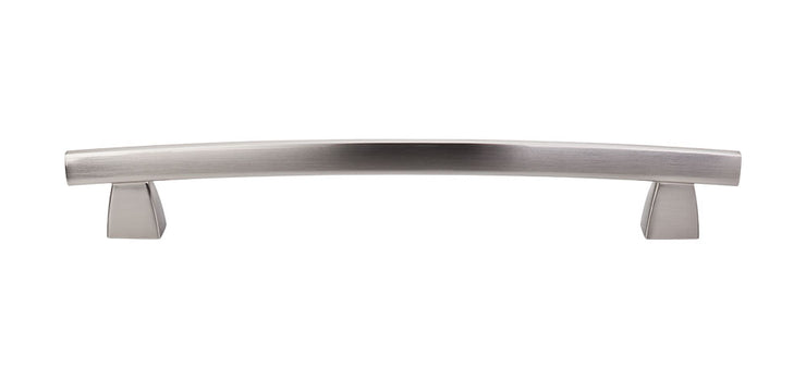 Arched Appliance Pull Brushed Satin Nickel